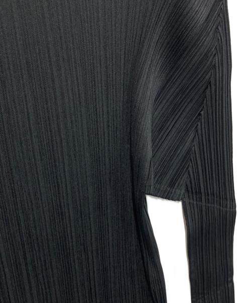 PLEATS PLEASE（プリーツプリーズ）PLEATS PLEASE (プリーツプリーズ) プリーツハイネックワンピース ブラック サイズ:4の古着・服飾アイテム