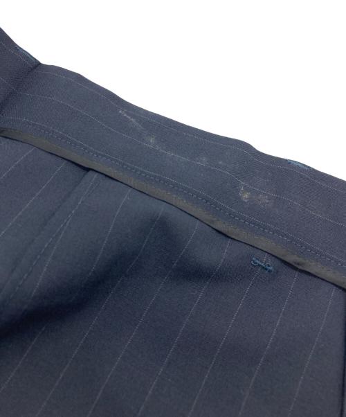 MM6 Maison Margiela（エムエムシックスメゾンマルジェラ）MM6 Maison Margiela (エムエムシックスメゾンマルジェラ) 再構築ラップワイドパンツ ネイビー サイズ:36の古着・服飾アイテム