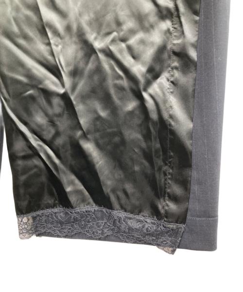 MM6 Maison Margiela（エムエムシックスメゾンマルジェラ）MM6 Maison Margiela (エムエムシックスメゾンマルジェラ) 再構築ラップワイドパンツ ネイビー サイズ:36の古着・服飾アイテム