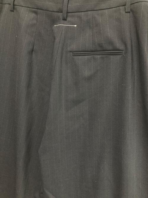 MM6 Maison Margiela（エムエムシックスメゾンマルジェラ）MM6 Maison Margiela (エムエムシックスメゾンマルジェラ) 再構築ラップワイドパンツ ネイビー サイズ:36の古着・服飾アイテム
