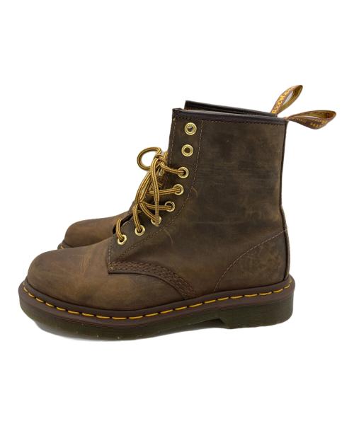 Dr.Martens（ドクターマーチン）Dr.Martens (ドクターマーチン) 8ホールブーツ ブラウン サイズ:4の古着・服飾アイテム