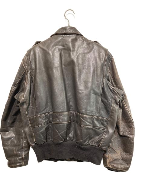Schott（ショット）Schott (ショット) A-2 レザーフライトジャケット ブラウン サイズ:42の古着・服飾アイテム