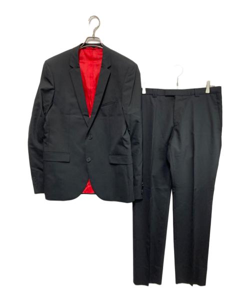 HUGO BOSS（ヒューゴ ボス）HUGO BOSS (ヒューゴ ボス) セットアップスーツ ブラック サイズ:50の古着・服飾アイテム