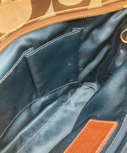 COACH（コーチ）COACH (コーチ) パッチワーク レガシー カーリー ショルダー バッグ ベージュの古着・服飾アイテム