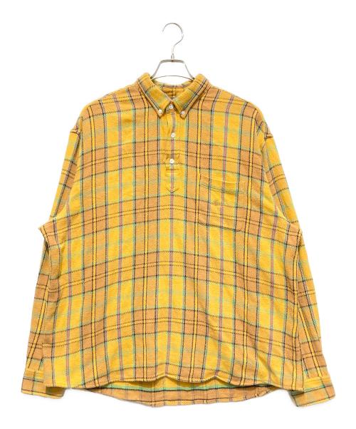 SUPREME（シュプリーム）SUPREME (シュプリーム) Pullover Plaid Flannel ゴールド サイズ:Lの古着・服飾アイテム