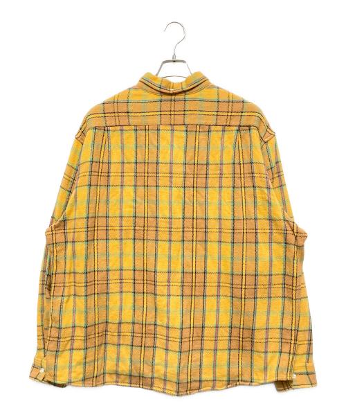 SUPREME（シュプリーム）SUPREME (シュプリーム) Pullover Plaid Flannel ゴールド サイズ:Lの古着・服飾アイテム