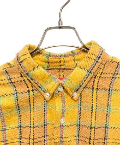 SUPREME（シュプリーム）SUPREME (シュプリーム) Pullover Plaid Flannel ゴールド サイズ:Lの古着・服飾アイテム