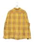 SUPREME (シュプリーム) Pullover Plaid Flannel ゴールド サイズ:L：12000円