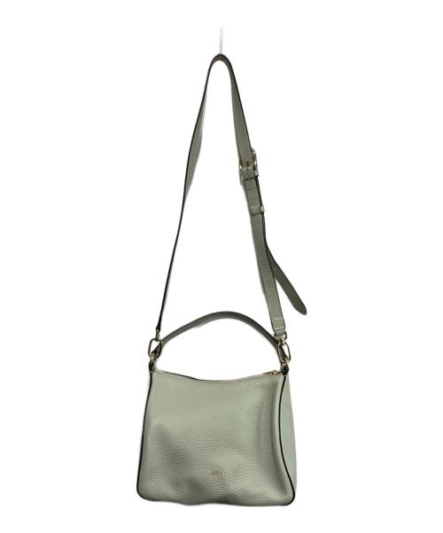 FURLA（フルラ）FURLA (フルラ) プリムラSトップハンドルバッグ 黄緑の古着・服飾アイテム