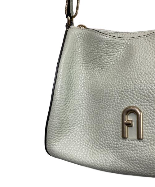 FURLA（フルラ）FURLA (フルラ) プリムラSトップハンドルバッグ 黄緑の古着・服飾アイテム