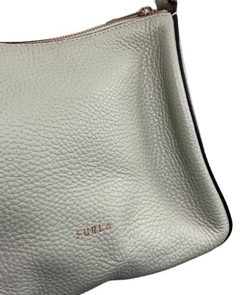 FURLA（フルラ）FURLA (フルラ) プリムラSトップハンドルバッグ 黄緑の古着・服飾アイテム