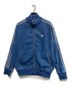 adidasアディダス）の古着「アディカラー デニム ファイヤーバード トラックトップ」｜ブルー
