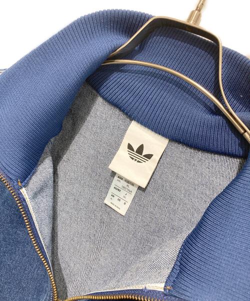 adidas（アディダス）adidas (アディダス) アディカラー デニム ファイヤーバード トラックトップ ブルー サイズ:2XLの古着・服飾アイテム