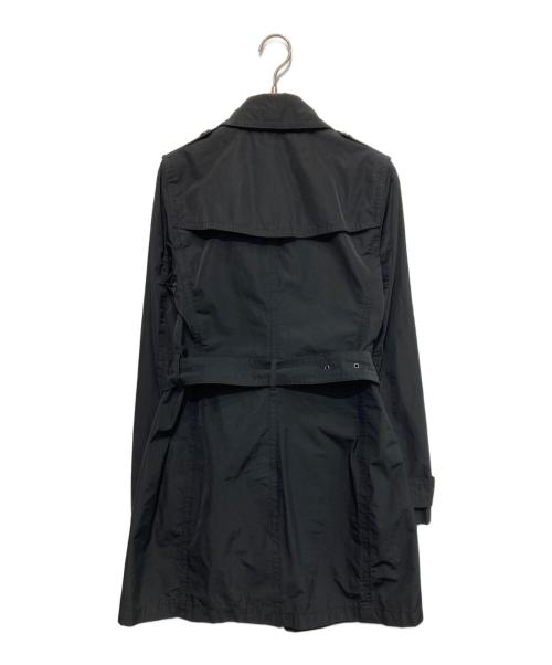 BURBERRY BRIT（バーバリーブリット）BURBERRY BRIT (バーバリーブリット) 裏地チェックトレンチコート ブラック サイズ:6の古着・服飾アイテム