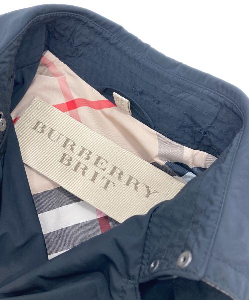BURBERRY BRIT（バーバリーブリット）BURBERRY BRIT (バーバリーブリット) 裏地チェックトレンチコート ブラック サイズ:6の古着・服飾アイテム
