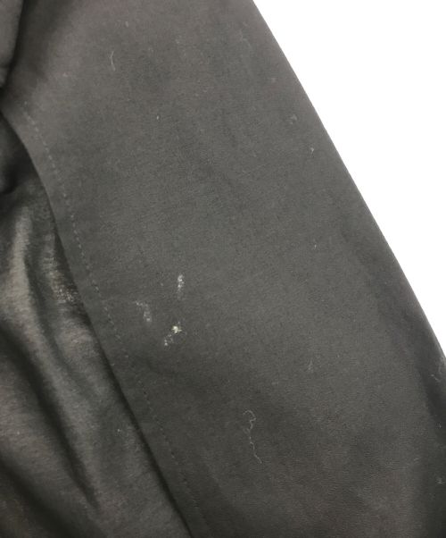 YOHJI YAMAMOTO（ヨウジヤマモト）YOHJI YAMAMOTO (ヨウジヤマモト) シルク混ボリュームスリーブワンピース ブラック サイズ:１の古着・服飾アイテム