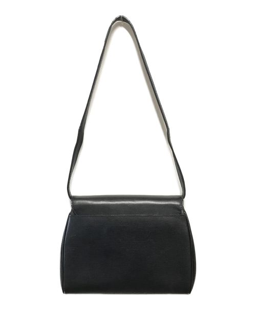 CELINE（セリーヌ）CELINE (セリーヌ) サークルロゴ金具ショルダーバッグ ブラックの古着・服飾アイテム