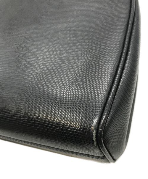 CELINE（セリーヌ）CELINE (セリーヌ) サークルロゴ金具ショルダーバッグ ブラックの古着・服飾アイテム