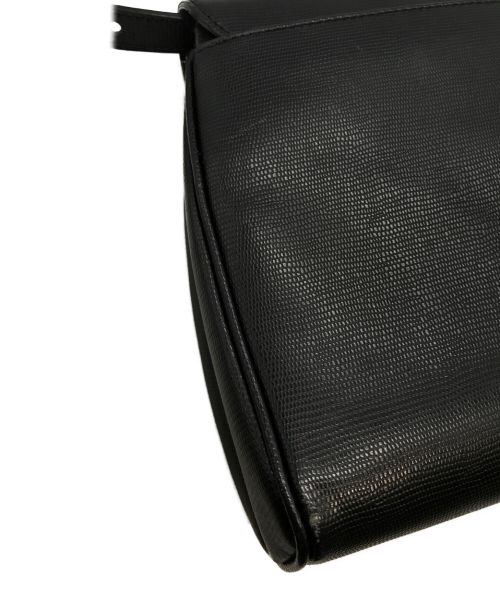 CELINE（セリーヌ）CELINE (セリーヌ) サークルロゴ金具ショルダーバッグ ブラックの古着・服飾アイテム