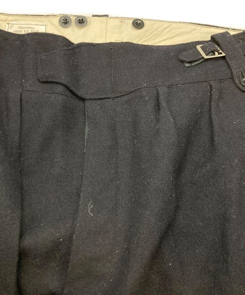 ROYAL NAVY（ロイヤルネイビー）ROYAL NAVY (ロイヤルネイビー) 60's Battle Dress Trousers ネイビー サイズ:12Aの古着・服飾アイテム