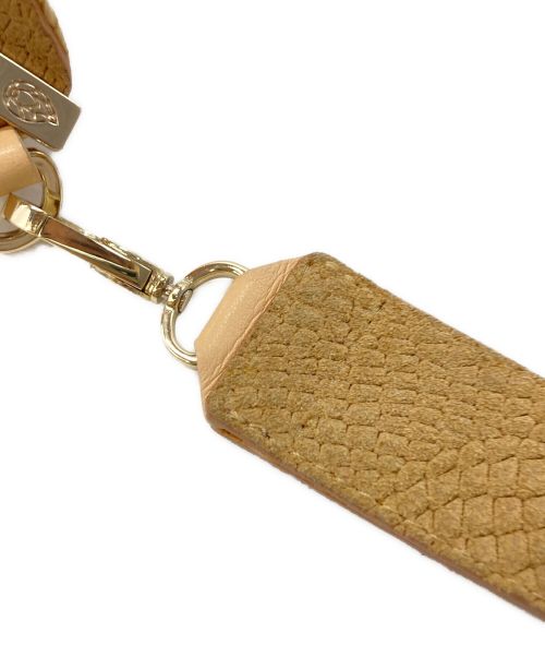 HELEN KAMINSKI（ヘレンカミンスキー）HELEN KAMINSKI (ヘレンカミンスキー) ラフィアハンドバッグ ベージュの古着・服飾アイテム