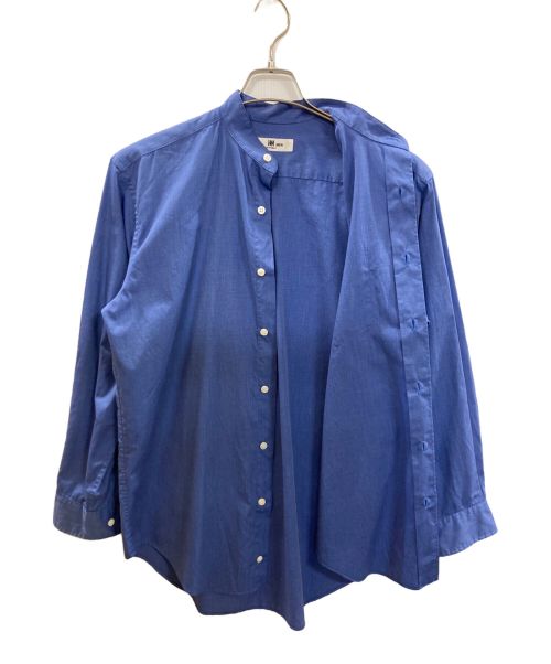 im MEN ISSEY MIYAKE（アイム メン イッセイミヤケ）im MEN ISSEY MIYAKE (アイム メン イッセイミヤケ) バンドカラーシャツ ネイビー サイズ:表記無しの古着・服飾アイテム