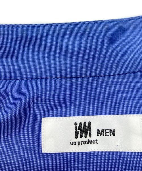 im MEN ISSEY MIYAKE（アイム メン イッセイミヤケ）im MEN ISSEY MIYAKE (アイム メン イッセイミヤケ) バンドカラーシャツ ネイビー サイズ:表記無しの古着・服飾アイテム