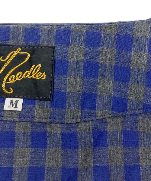 Needles（ニードルズ）Needles (ニードルズ) ノーカラーシャツコート パープル サイズ:Ｍの古着・服飾アイテム