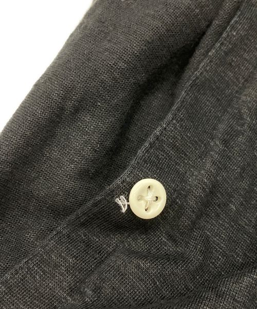 edit.for lulu（エディットフォールル）edit.for lulu (エディットフォールル) リネンシャツワンピース ブラック サイズ:Sの古着・服飾アイテム