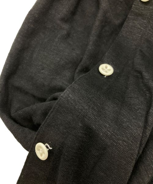 edit.for lulu（エディットフォールル）edit.for lulu (エディットフォールル) リネンシャツワンピース ブラック サイズ:Sの古着・服飾アイテム