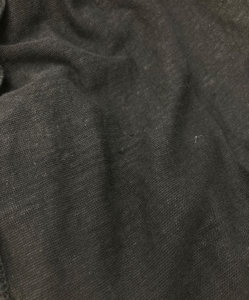 edit.for lulu（エディットフォールル）edit.for lulu (エディットフォールル) リネンシャツワンピース ブラック サイズ:Sの古着・服飾アイテム