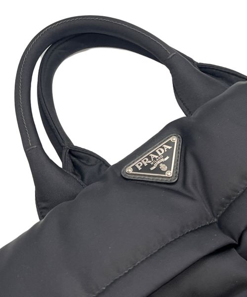 PRADA（プラダ）PRADA (プラダ) テスートボンバー トートバッグ ブラックの古着・服飾アイテム