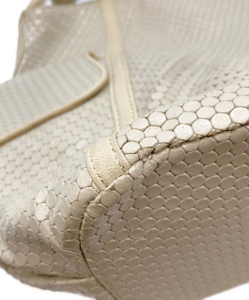 HIROKO HAYASHI（ヒロコ ハヤシ）HIROKO HAYASHI (ヒロコ ハヤシ) CARDINALEワンショルダーバッグ アイボリーの古着・服飾アイテム