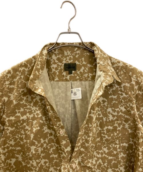 stussy（ステューシー）stussy (ステューシー) カモフラシャツ ベージュ サイズ:Ｌの古着・服飾アイテム