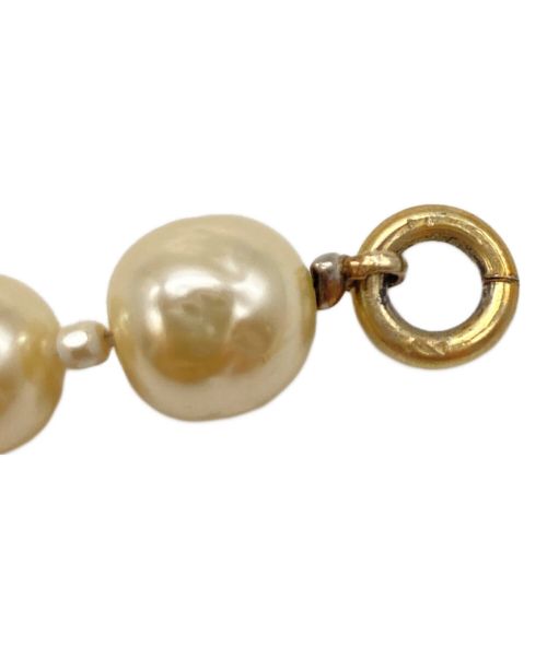 MIRIAM HASKELL（ミリアムハスケル）MIRIAM HASKELL (ミリアムハスケル) リボンパールブレスレット ゴールドの古着・服飾アイテム