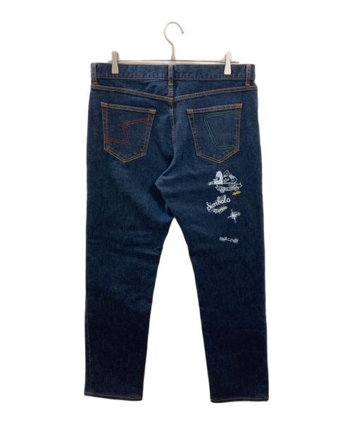 LUPO DI MARE SINA COVA（ルポ ディ マーレ シナコバ）LUPO DI MARE SINA COVA (ルポ ディ マーレ シナコバ) 5Pジーンズ インディゴ サイズ:88の古着・服飾アイテム