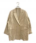 GALLARDA GALANTEガリャルダガランテ）の古着「リネンコートジャケット/ガリャルダガランテ/GGZ1001408A0002」｜ベージュ