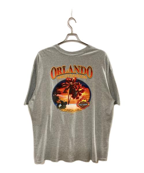 HARLEY-DAVIDSON（ハーレーダビッドソン）HARLEY-DAVIDSON (ハーレーダビッドソン) プリントTシャツ/ハーレーダビッドソン グレー サイズ:2XLの古着・服飾アイテム