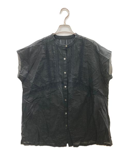 Spick and Span（スピック＆スパン）Spick and Span (スピックアンドスパン) 60ローンフレンチレースブラウス/スピックアンドスパン/24051200209020 ブラック サイズ:Freeの古着・服飾アイテム