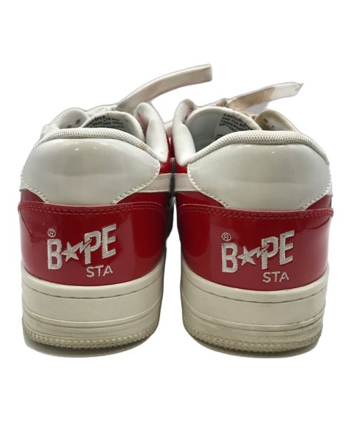 A BATHING APE（ア ベイシング エイプ）A BATHING APE (アベイシングエイプ) BAPESTA/A BATHING APE レッド サイズ:27の古着・服飾アイテム
