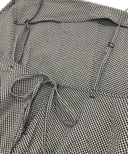 MACPHEE（マカフィー）MACPHEE (マカフィー) コットンポリエステルサッカー ジャンプスーツ/マカフィー/12-06-42-06401 ホワイト×ブラック サイズ:34の古着・服飾アイテム