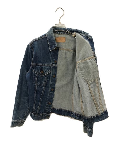 LEVI'S（リーバイス）LEVI'S (リーバイス) 4thデニムジャケット　リーバイス　 ボタン裏524 BIGE 不均等V インディゴ サイズ:表記なしの古着・服飾アイテム