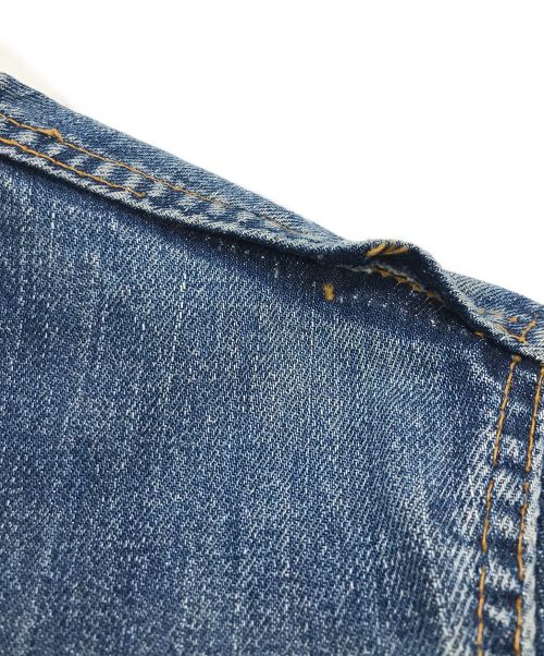 LEVI'S（リーバイス）LEVI'S (リーバイス) 4thデニムジャケット　リーバイス　 ボタン裏524 BIGE 不均等V インディゴ サイズ:表記なしの古着・服飾アイテム