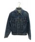 LEVI'S（リーバイス）の古着「4thデニムジャケット　リーバイス　 ボタン裏524 BIGE 不均等V」｜インディゴ