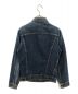 LEVI'S (リーバイス) 4thデニムジャケット　リーバイス　 ボタン裏524 BIGE 不均等V インディゴ サイズ:表記なし：14000円