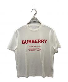 BURBERRY（バーバリー）の古着「ホースフェリーPTT　Ｔシャツ　バーバリー」｜ホワイト
