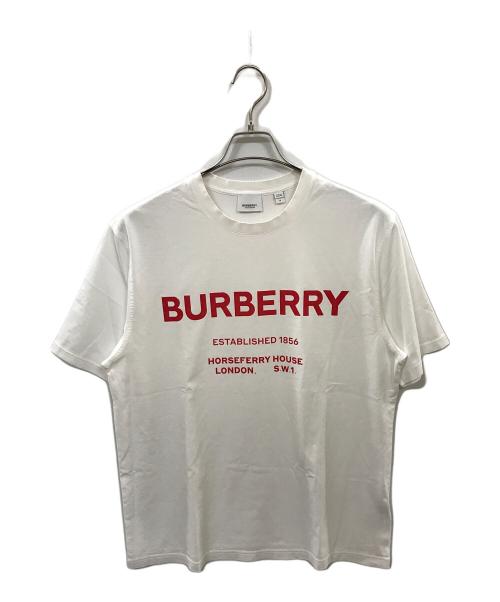 BURBERRY（バーバリー）BURBERRY (バーバリー) ホースフェリーPTT　Ｔシャツ　バーバリー ホワイト サイズ:Ｍの古着・服飾アイテム