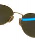 中古・古着 RAY-BAN (レイバン) サングラス ゴールド×ブルー：6000円