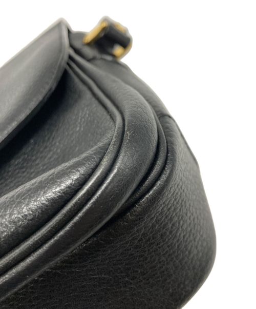 Burberry's（バーバリーズ）Burberry's (バーバリーズ) 裏地ノヴァチェックショルダーバッグ　バーバリーズ ブラックの古着・服飾アイテム