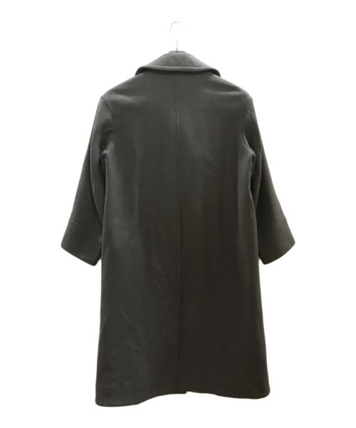 THE RERACS（ザ リラクス）THE RERACS (ザ リラクス) DOUBLE BREASTED FLOATED SHOULDER COAT ブラック サイズ:Ｍの古着・服飾アイテム